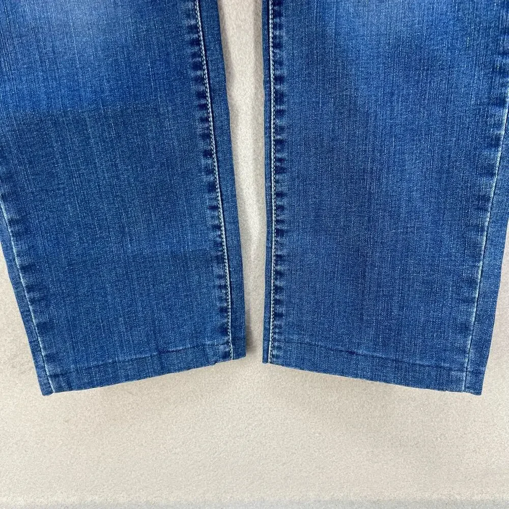 Levi's Jeans Women's 16 Blue Classic Mid Rise Skinny Preppy Normcore Mom Jeans - Picture 5 of 14